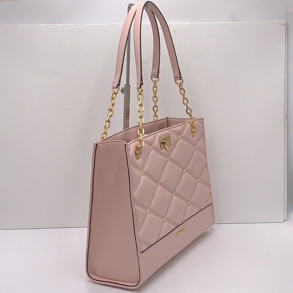 MICHAEL KORS SERENA LARGE EAST WEST CHAIN SHOULDER TOTE POWDER BLUSH COLOR - Picture 15 of 16